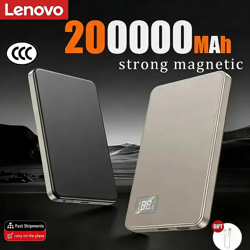 Power Bank Magnetico MagSafe Ultra Slim con Display LED – Ricarica Rapida 120W – iPhone 12 / 13 / 14 / 15 / 16 e Android