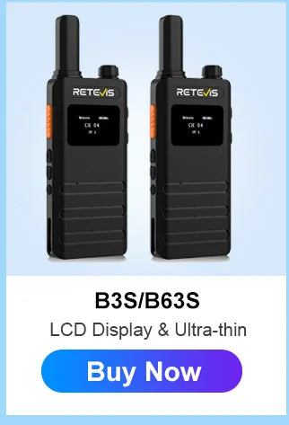 Retevis RT622 Mini Walkie Talkie – Set da 4 Pz PMR446/FRS Radio Portatile per Hotel, Ristorante, Campeggio