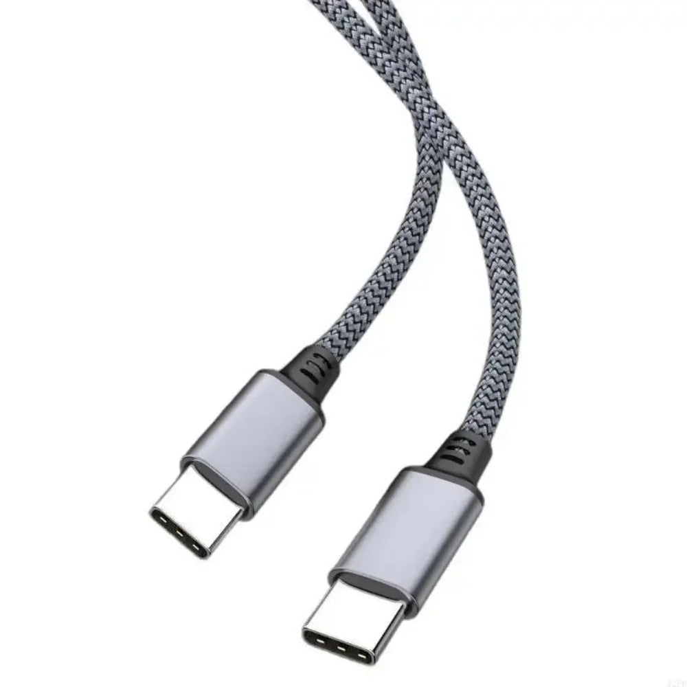 Cavo USB-C a USB-C 60W PD Ricarica Rapida – Nylon Intrecciato 1m 2m 3m 5m 8m per iPhone 15 16 Xiaomi Samsung