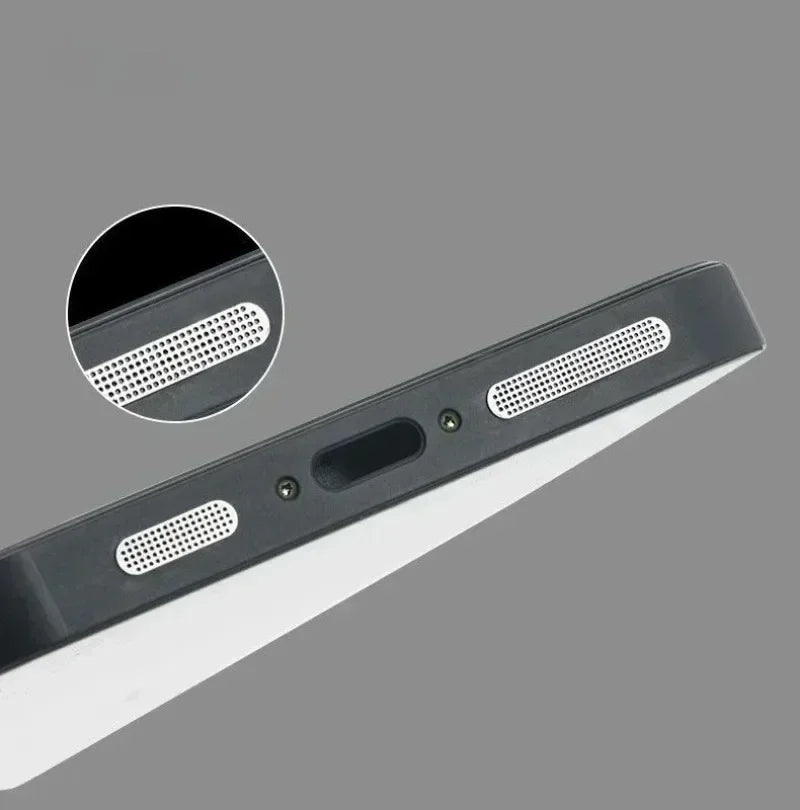 Rete Antipolvere Adesiva in Metallo per Smartphone – Protezione Altoparlante e Porta di Ricarica – Set da 1 a 12 Pz