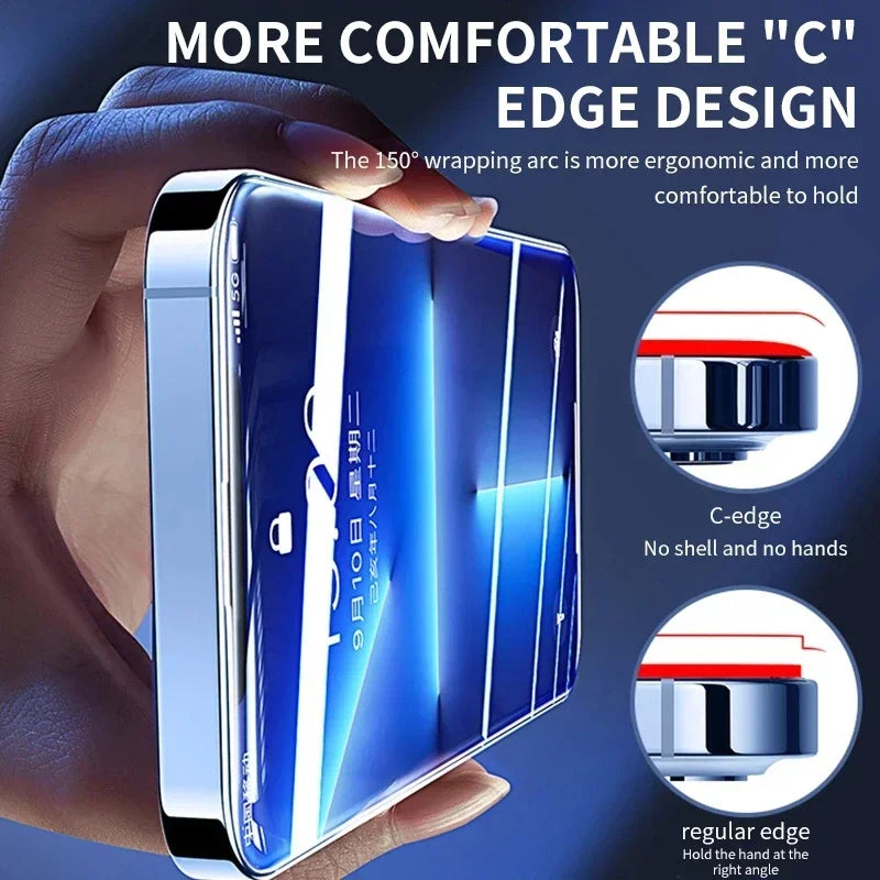 Vetro Temperato per iPhone – Set da 3 Pezzi – Protezione Schermo Anti-Graffio per iPhone 17 16 15 14 13 12 11 X XR XS