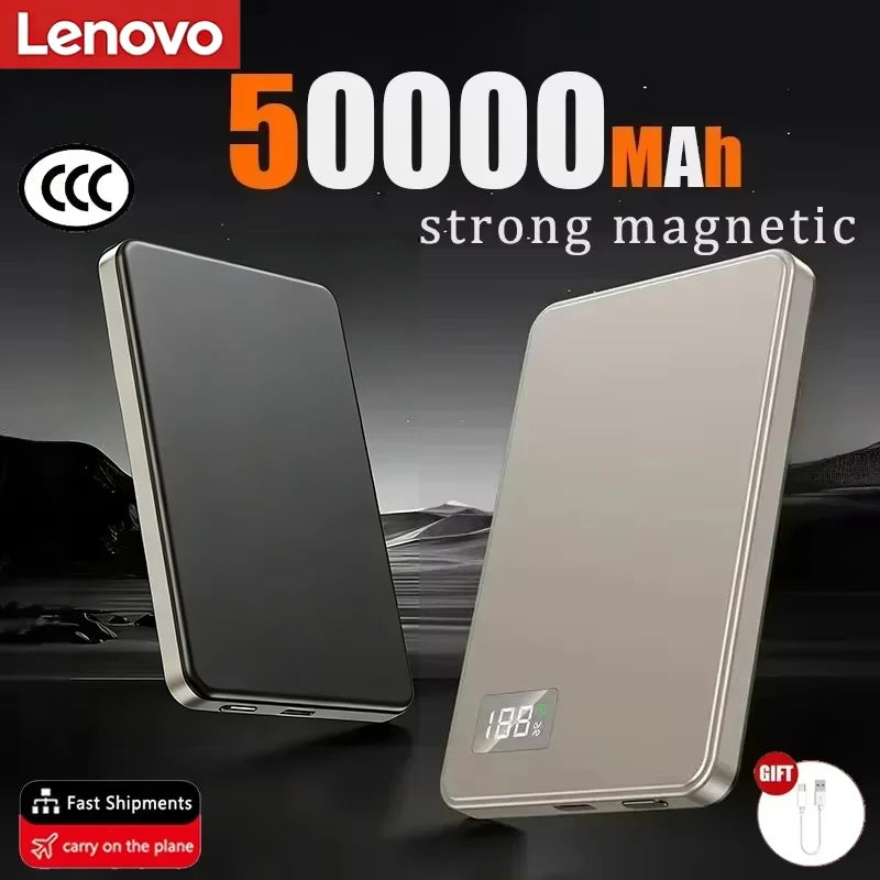 Power Bank Magnetico MagSafe Ultra Slim con Display LED – Ricarica Rapida 120W – iPhone 12 / 13 / 14 / 15 / 16 e Android