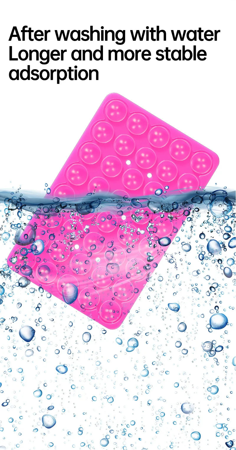 Supporto Adesivo in Silicone a Ventosa per Smartphone – Selfie, Video e Parete | 1 o 3 Pezzi