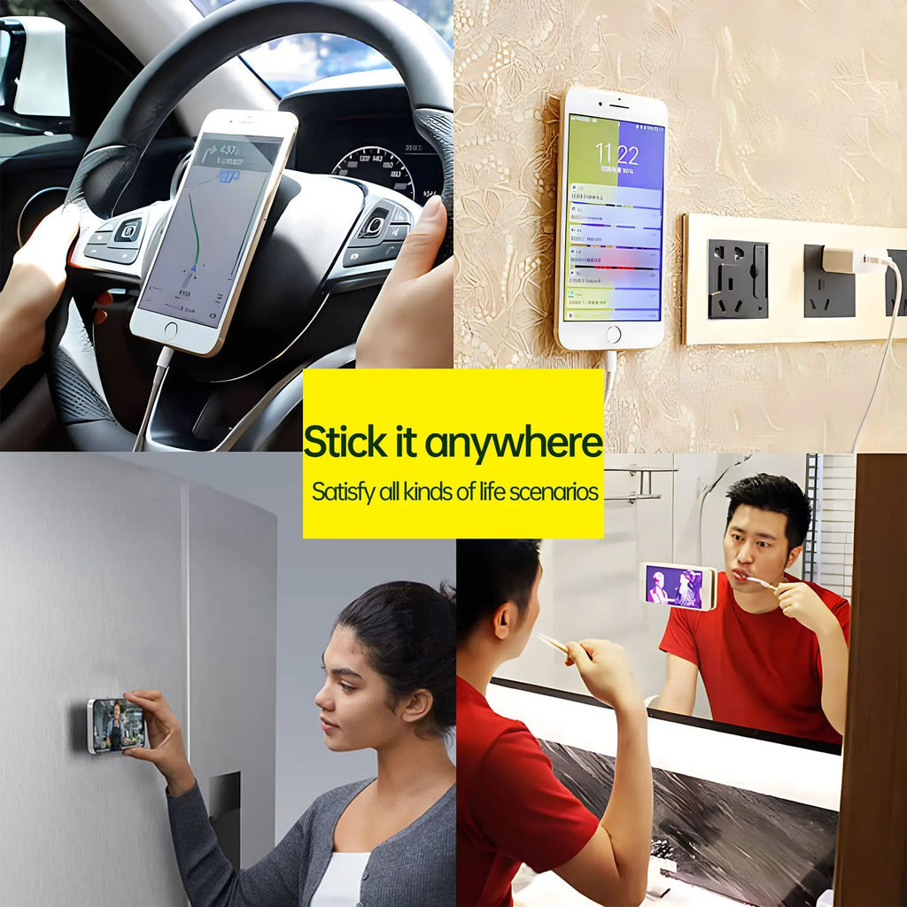 Supporto Adesivo in Silicone a Ventosa per Smartphone – Selfie, Video e Parete | 1 o 3 Pezzi