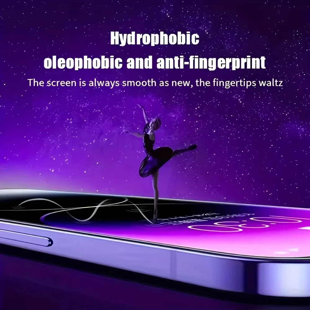 Pellicola Vetro Temperato per iPhone – HD, Anti-graffio, Installazione Facile (1-5 Pezzi)