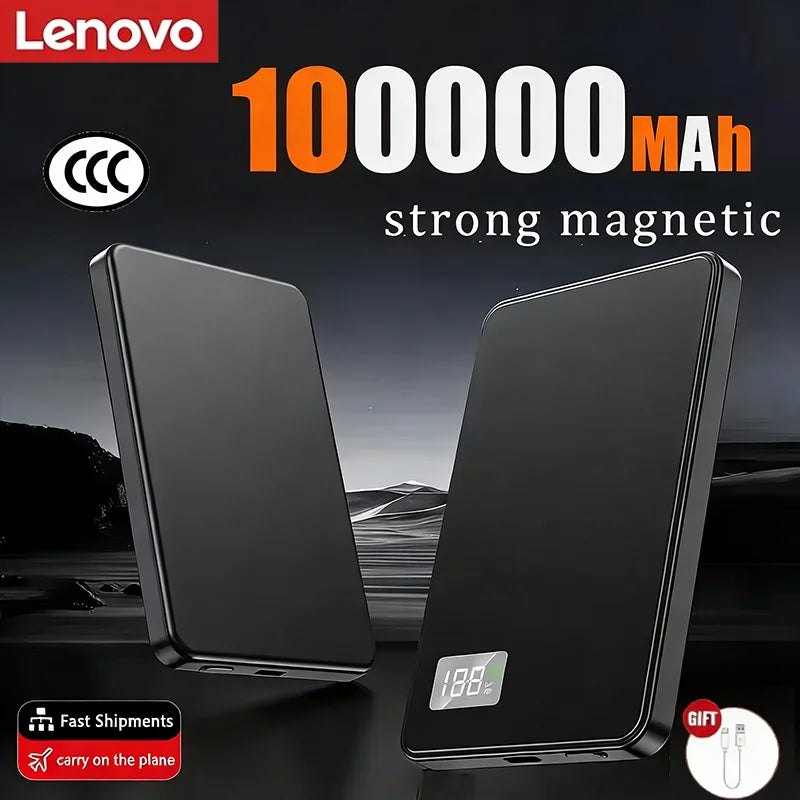 Power Bank Magnetico MagSafe Ultra Slim con Display LED – Ricarica Rapida 120W – iPhone 12 / 13 / 14 / 15 / 16 e Android