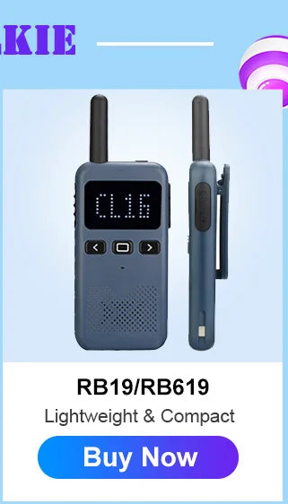 Retevis RT622 Mini Walkie Talkie – Set da 4 Pz PMR446/FRS Radio Portatile per Hotel, Ristorante, Campeggio