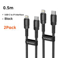 Cavo Toocki USB-C a Lightning PD 20W per iPhone 15 14 13 12 11 Pro XS 8 – Ricarica Rapida e Trasferimento Dati