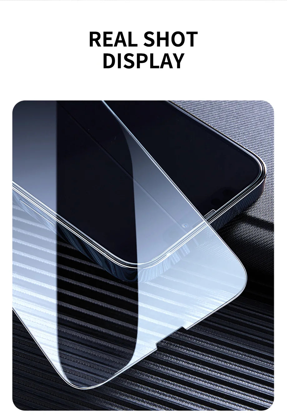 Vetro Temperato per iPhone – Set da 3 Pezzi – Protezione Schermo Anti-Graffio per iPhone 17 16 15 14 13 12 11 X XR XS