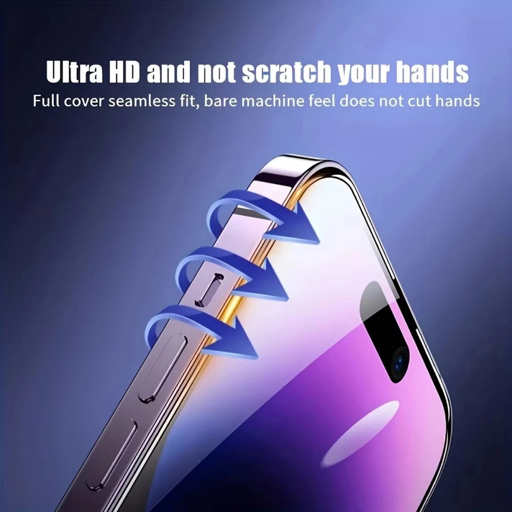 Pellicola Vetro Temperato per iPhone – HD, Anti-graffio, Installazione Facile (1-5 Pezzi)