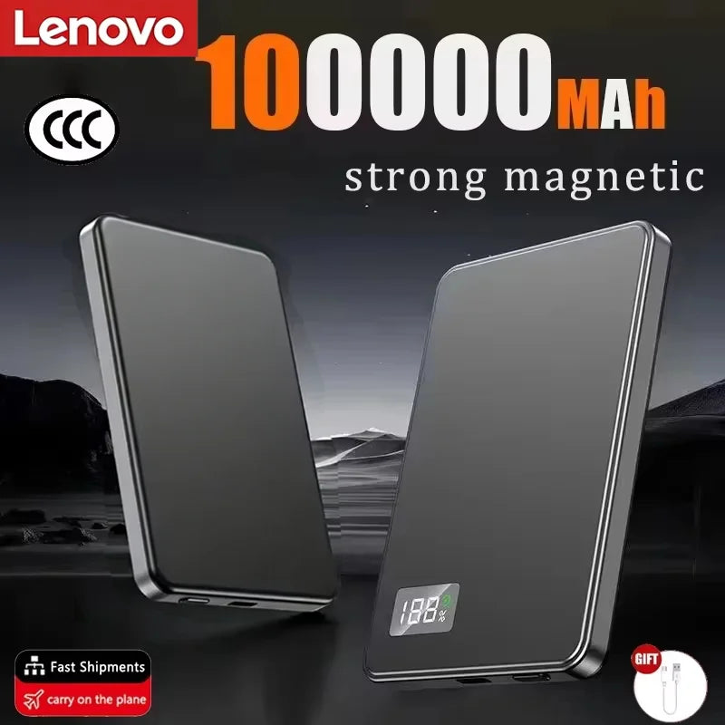 Power Bank Magnetico MagSafe Ultra Slim con Display LED – Ricarica Rapida 120W – iPhone 12 / 13 / 14 / 15 / 16 e Android