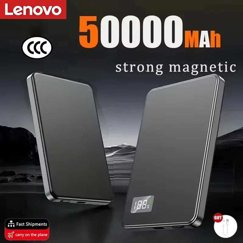Power Bank Magnetico MagSafe Ultra Slim con Display LED – Ricarica Rapida 120W – iPhone 12 / 13 / 14 / 15 / 16 e Android