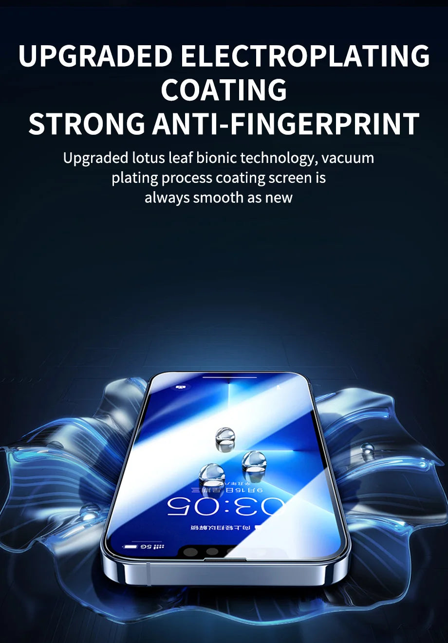 Vetro Temperato per iPhone – Set da 3 Pezzi – Protezione Schermo Anti-Graffio per iPhone 17 16 15 14 13 12 11 X XR XS