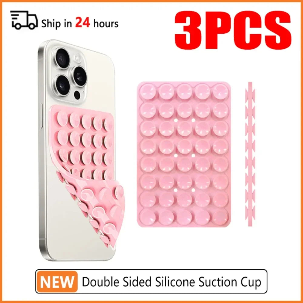 Supporto Adesivo in Silicone a Ventosa per Smartphone – Selfie, Video e Parete | 1 o 3 Pezzi