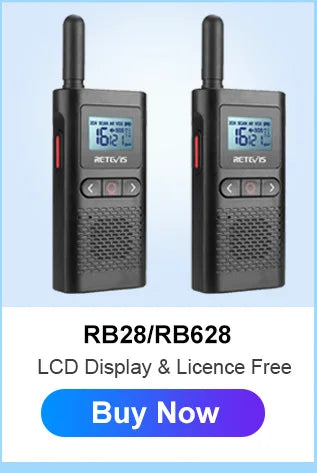 Retevis RT622 Mini Walkie Talkie – Set da 4 Pz PMR446/FRS Radio Portatile per Hotel, Ristorante, Campeggio