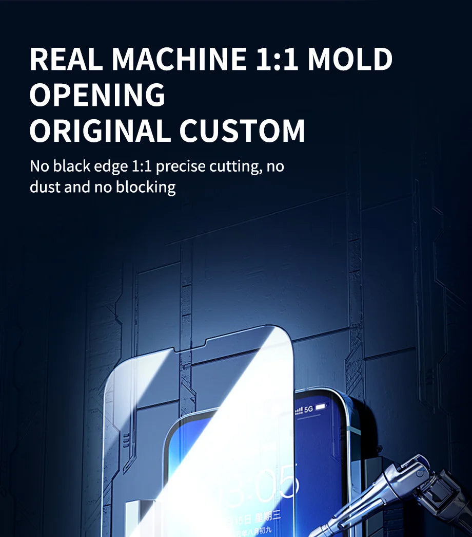 Vetro Temperato per iPhone – Set da 3 Pezzi – Protezione Schermo Anti-Graffio per iPhone 17 16 15 14 13 12 11 X XR XS
